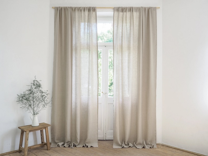 Are linen curtains suitable for bifold doors?