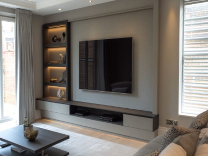 Grey TV Stand & Cabinet: Modern Furniture Choice for Every Home