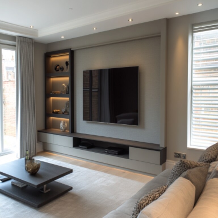 Grey TV Stand & Cabinet: Modern Furniture Choice for Every Home